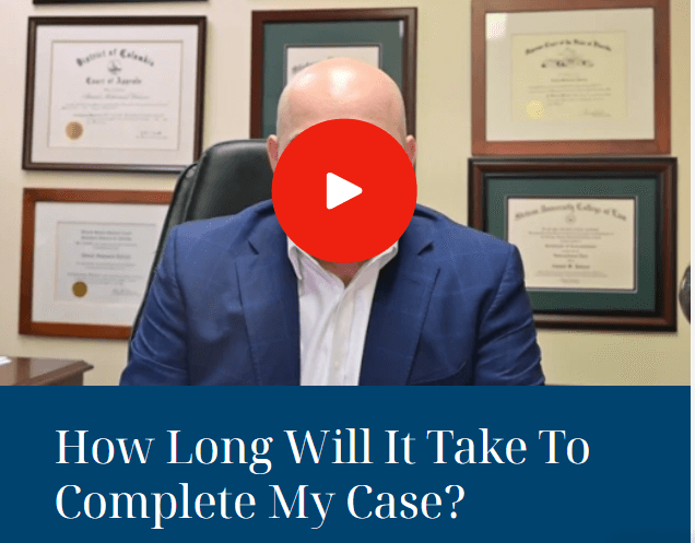 How Long Will It Take To Complete My Case? YouTube Thumbnail