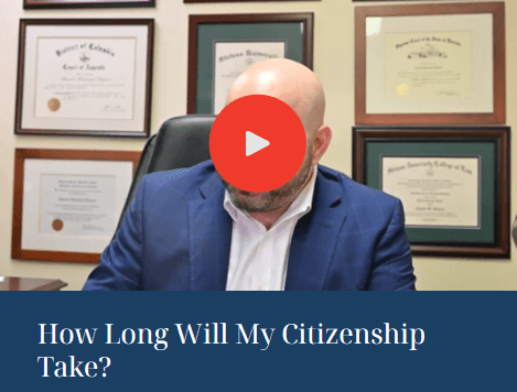 How Long Will My Citizenship Take? YouTube Thumbnail